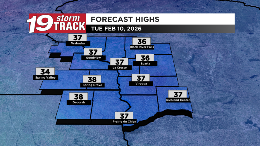 Above average temperatures and mostly dry through the work week | Top ...