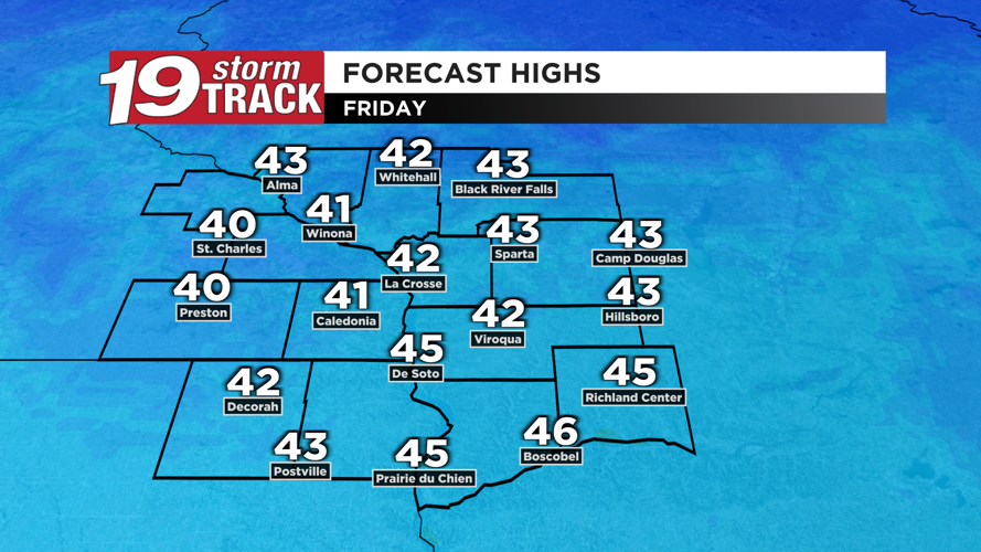 A warm and pleasant Wednesday ahead | 19 Storm Track Weather | wxow.com
