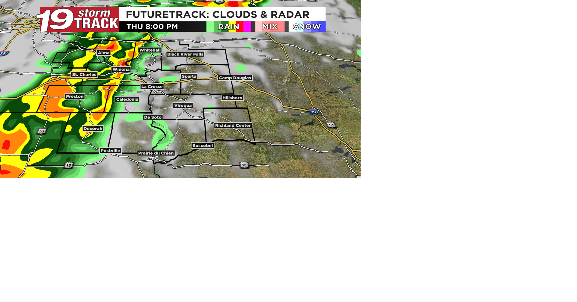 Tracking the next system to bring showers and thunderstorms to the area ...