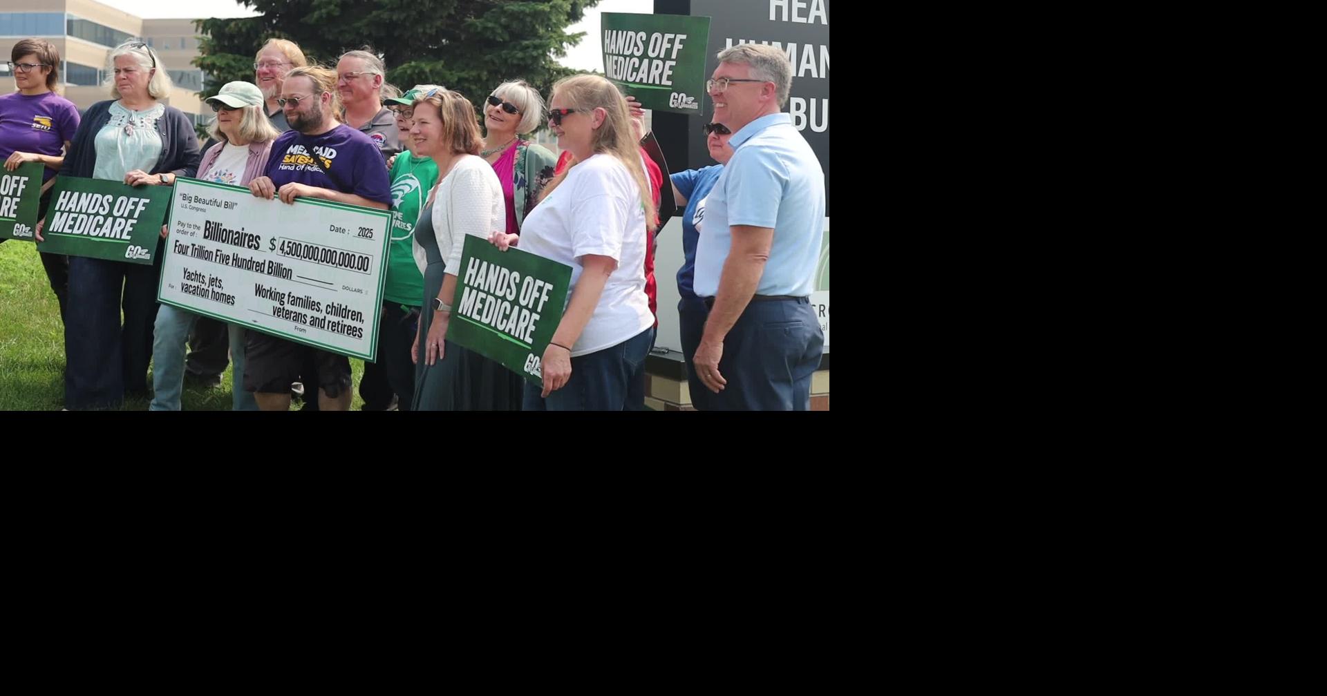 Union members, local officials criticize federal bill during press conference