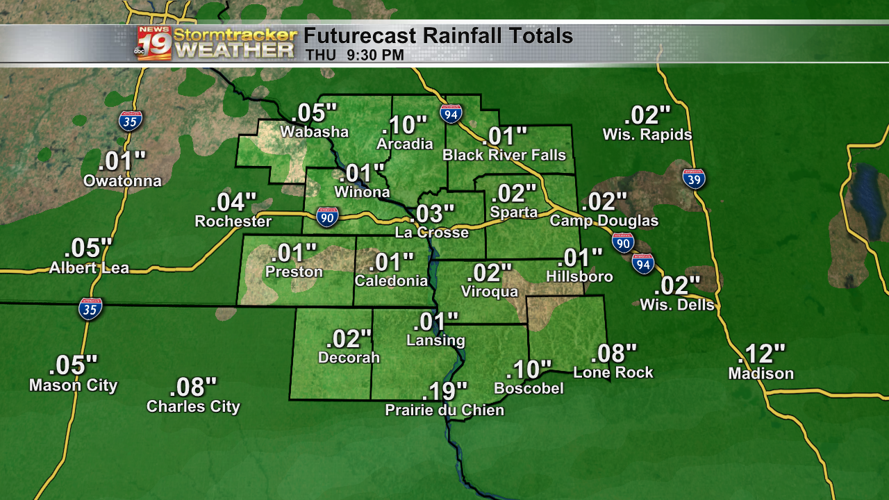 Few rain/snow chances heading into Wednesday night | 19 Storm Track ...