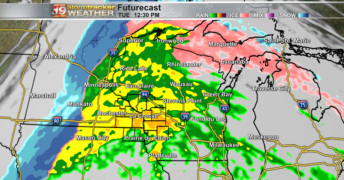 Springtown Weather Map The first week of spring brings rainy weather | 19 Storm Track Weather ...