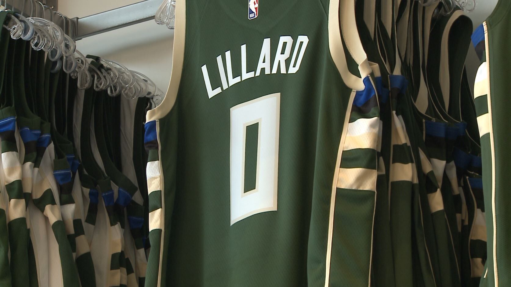 Damian lillard shop sleeved jersey