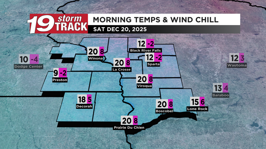 Chance of freezing drizzle and light snow Saturday morning; Next chance ...