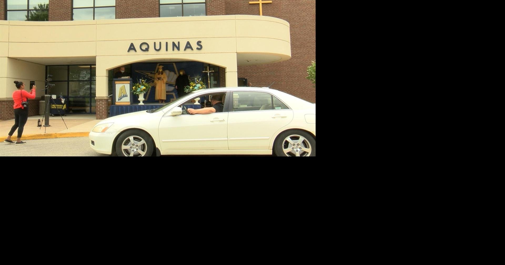 Aquinas Hosts Drivethrough Graduation Ceremony News