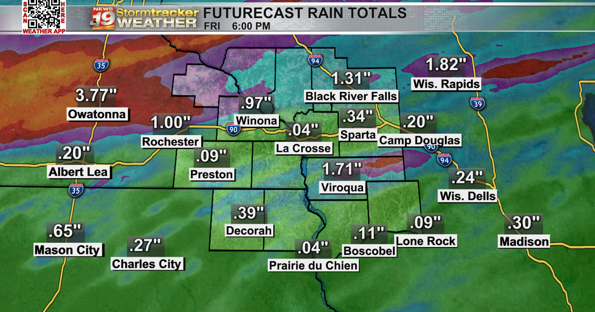 Testtrack Weather Scattered rain chances for Thursday and more chances throughout the ...