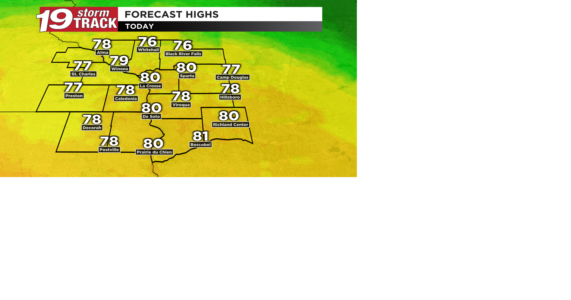 A warm day ahead before the weather pattern turns colder and more ...