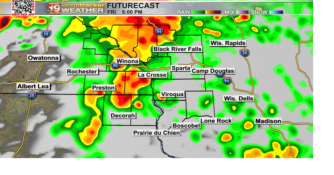 Another calm day ahead of Friday showers and storms | 19 Storm Track ...