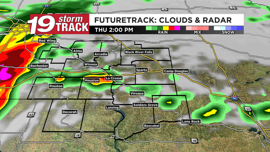 Another round of showers and storms expected today; heavy rain and ...