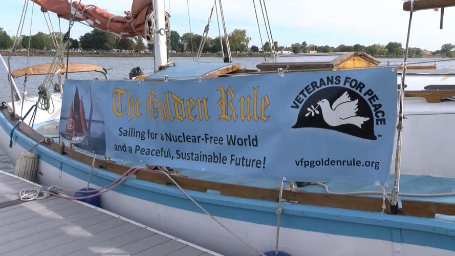 The Golden Rule Peace Boat stops in La Crosse | News | wxow.com