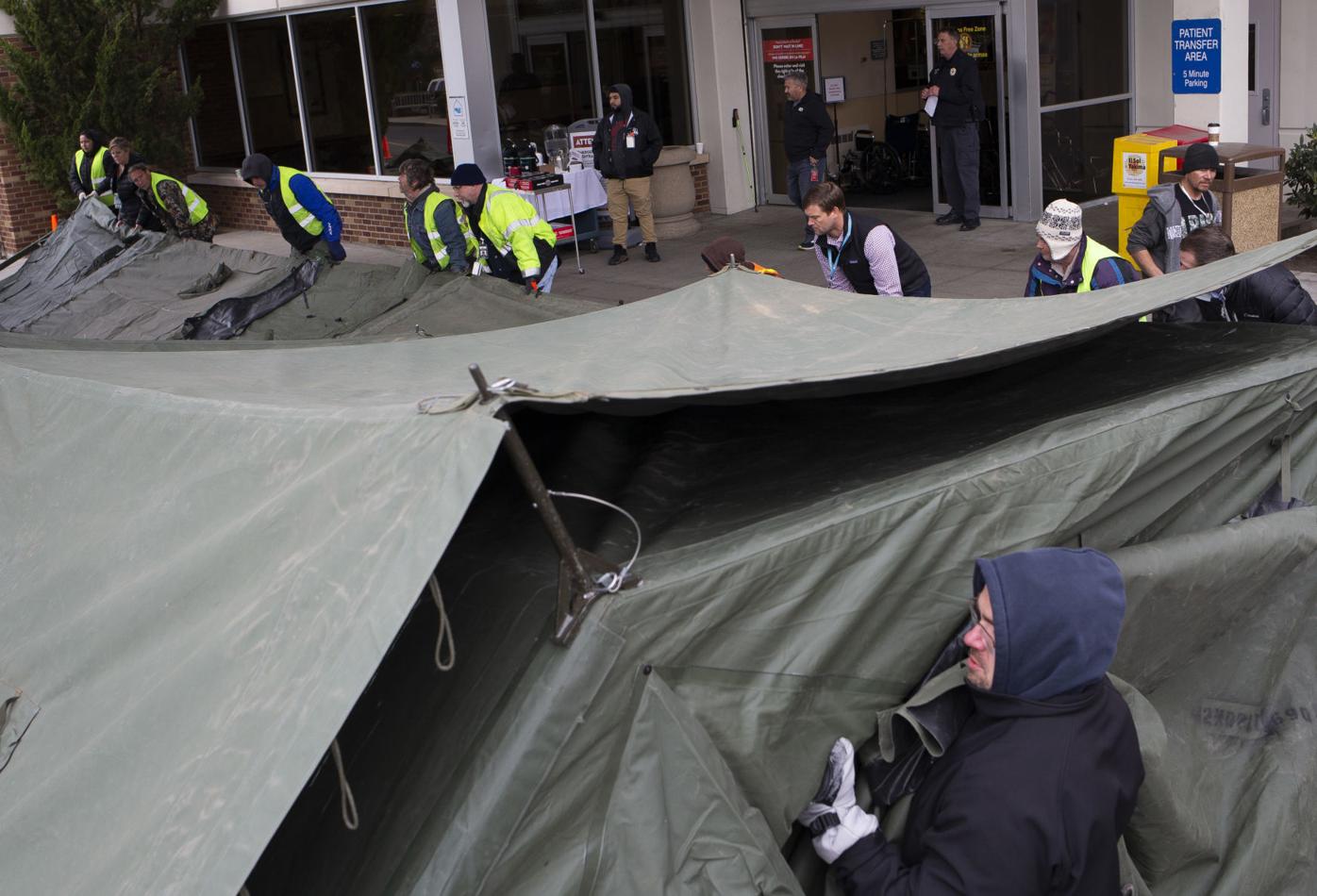 Memorial Launches Covid 19 Evaluation Clinic Erects Tent For Expanded Triage Services Coronavirus Yakimaherald Com