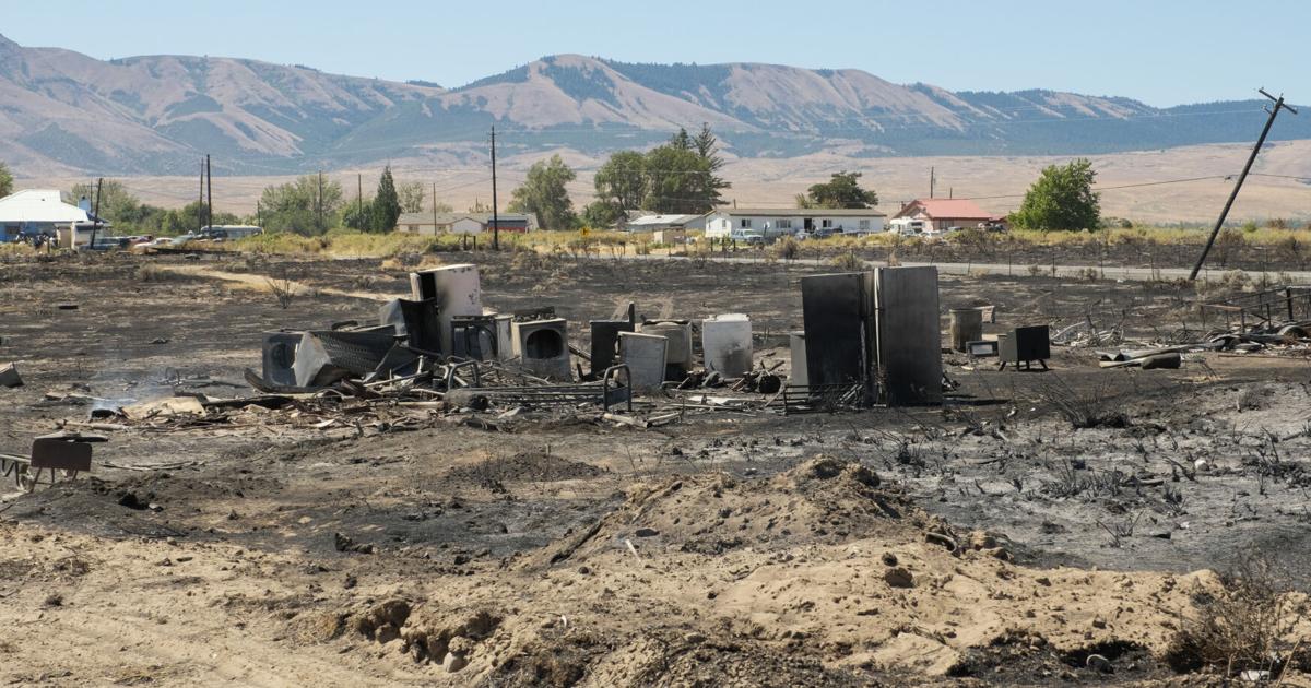 White Swan residents survey fire damage as recovery efforts begin