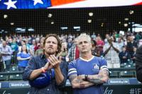 Mike McCready, Félix Hernández step up to the plate for MLB Celebrity  Softball Game