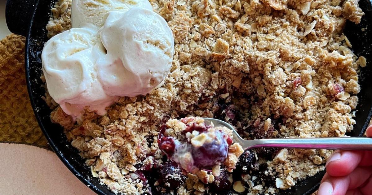 Salt and Stone: Cherry Almond Crisp is the star of the show for Independence Day