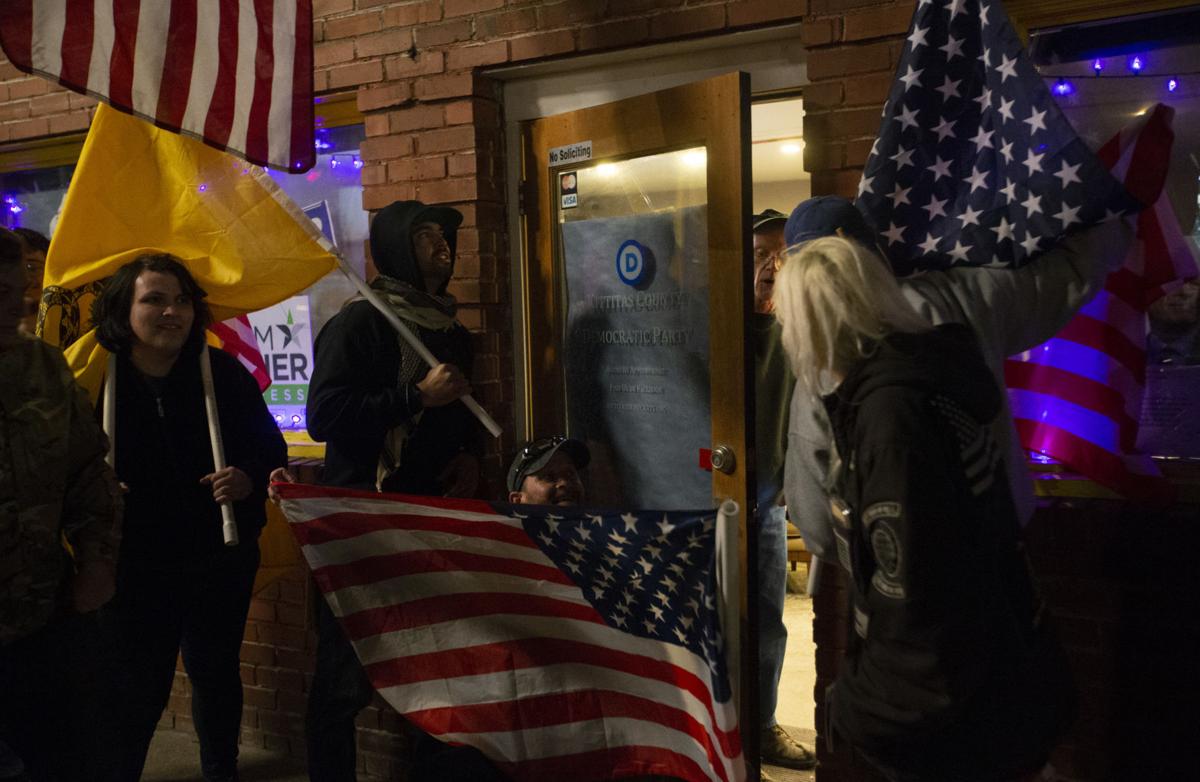 Patriot Prayer demonstrations in Ellensburg draw quiet opposition