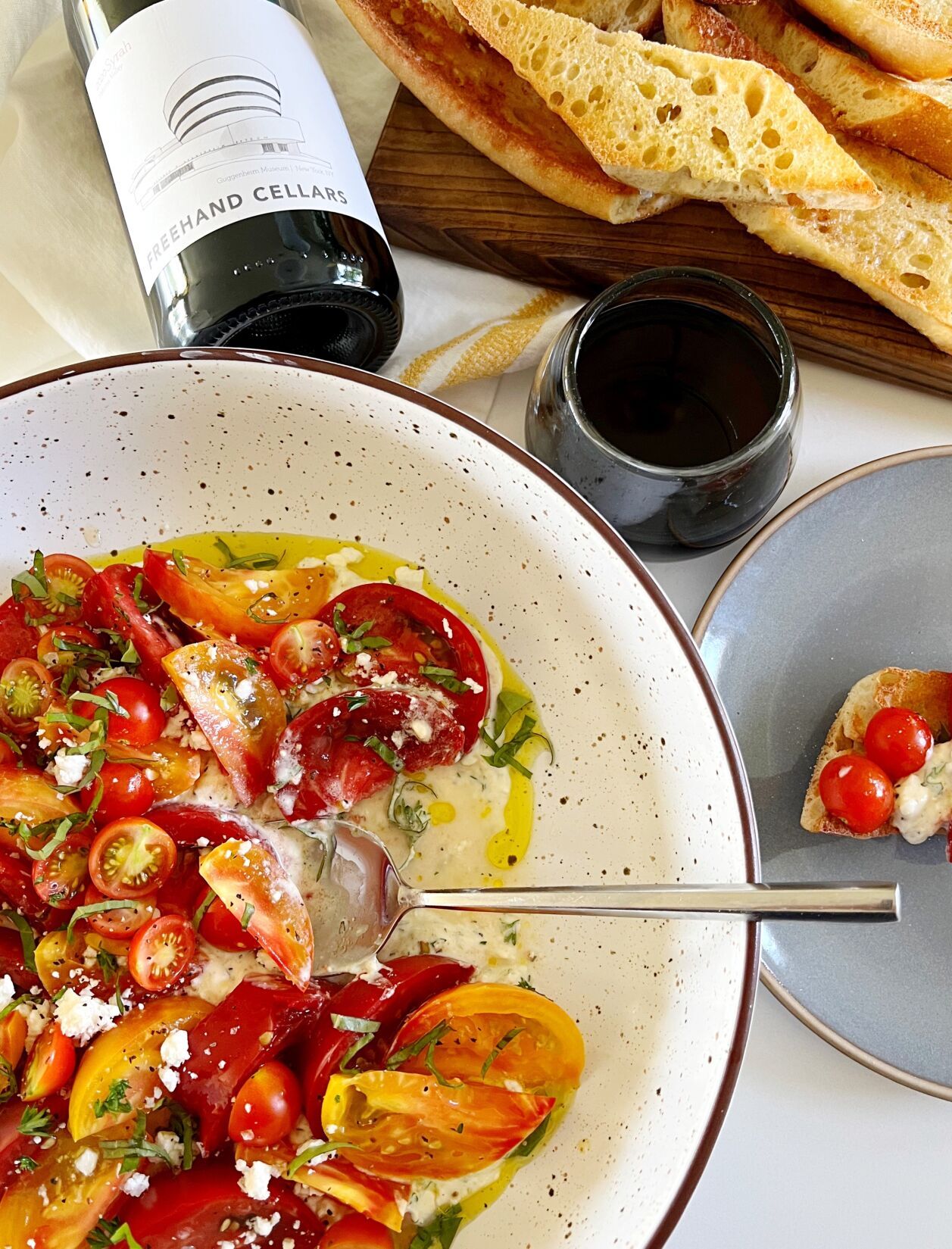 Salt And Stone: Whipped Feta And Heirloom Tomato Salad | Food And Drink ...