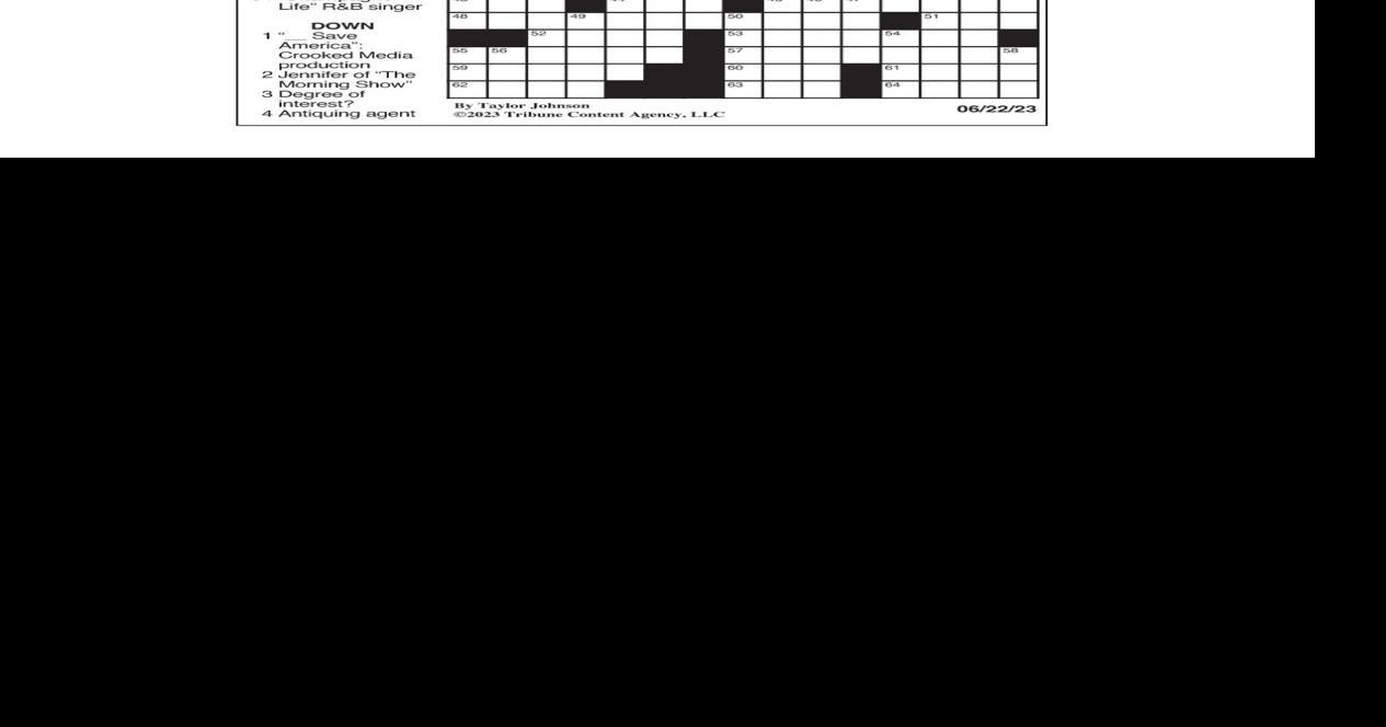 LA Times Crossword June 22, 2023 Crosswords