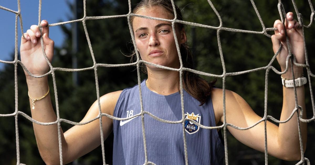 Sally Menti, who grew up playing soccer in Seattle, living her dream with Reign FC