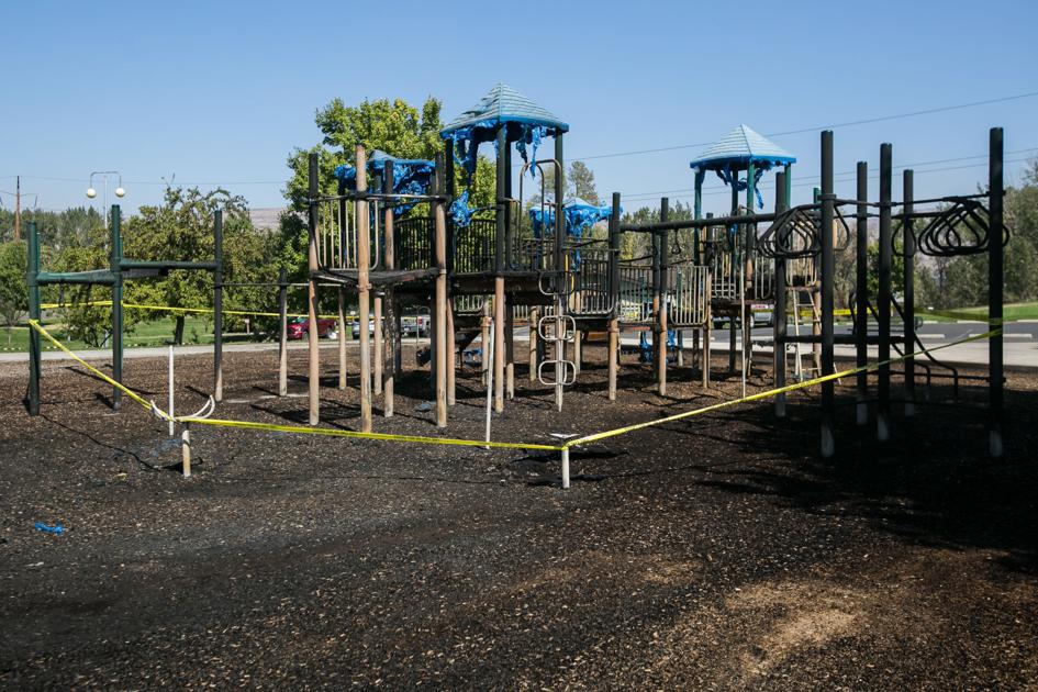 Sarg Hubbard Park closed after wildfire burns playground and two