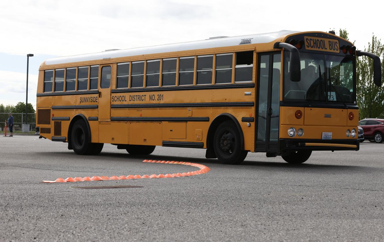 PHOTOS: School bus drivers compete in 2024 Bus Roadeo in Sunnyside ...