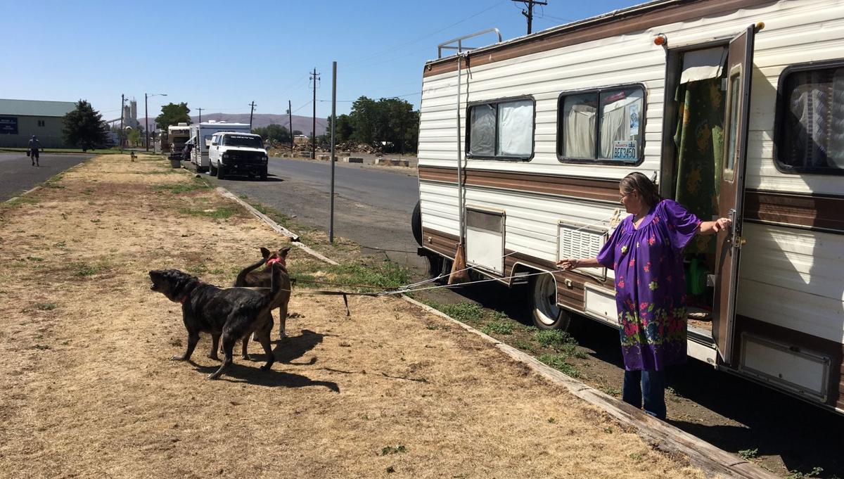 Homeless in RVs, trailers scramble to move vehicles to avoid being