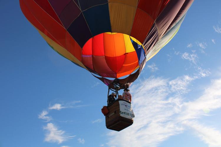 Woman, son take first aerial journey at the 35th annual Great Prosser ...