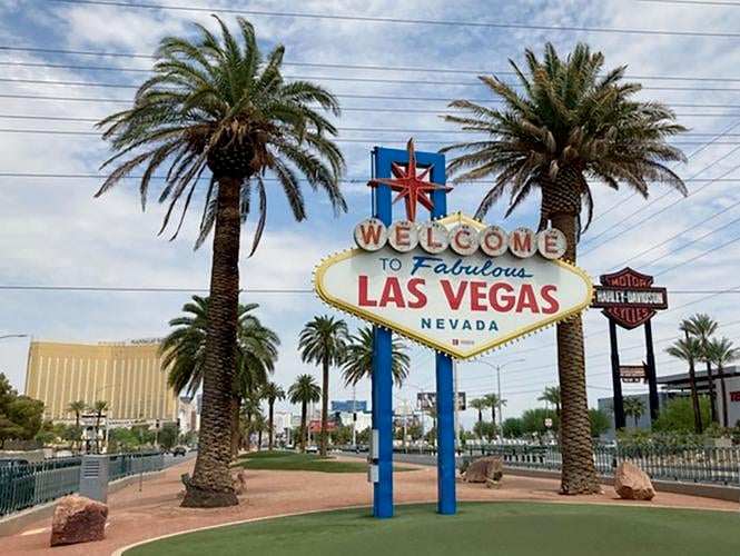 Visiting the Welcome to Fabulous Las Vegas sign 