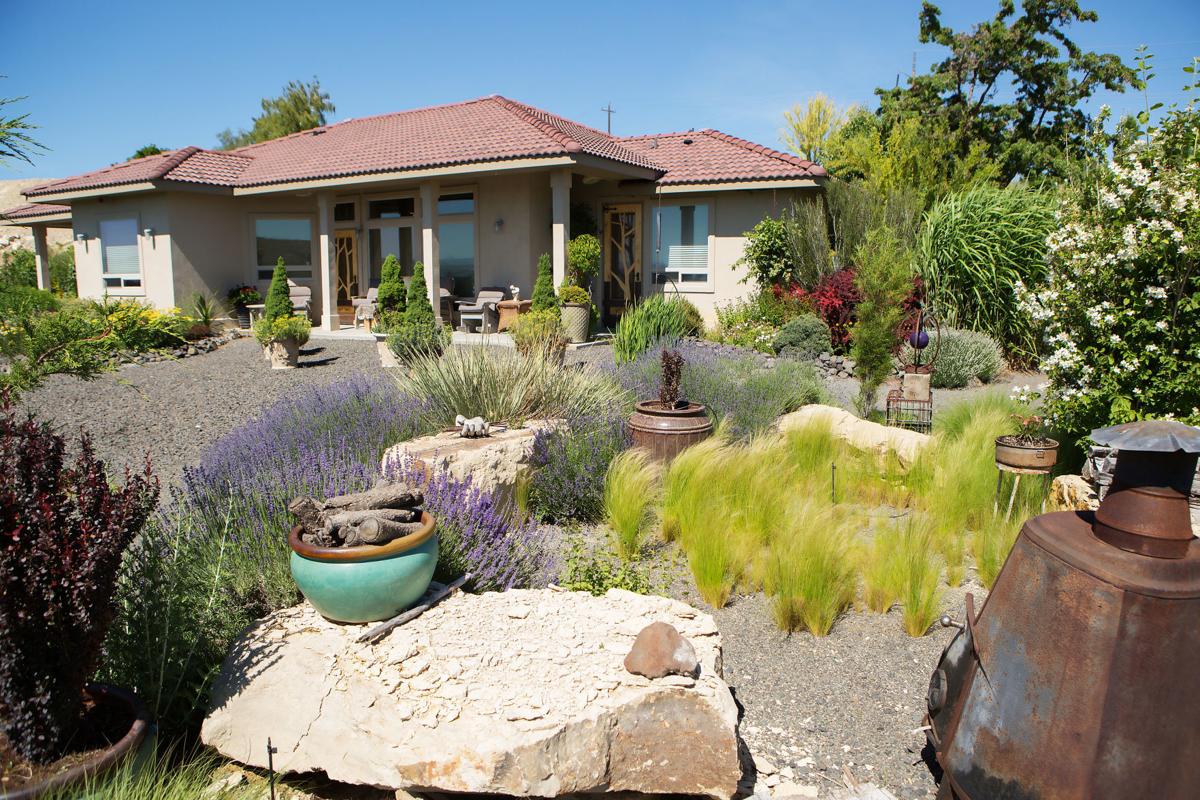 Yakima Abode Mediterranean Garden Of Their Dreams Home And