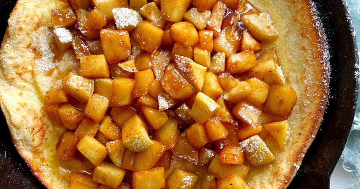 Dutch Puff Salt and Stone: Spiced Apple Dutch Puff Pancake are part pancake, part ...