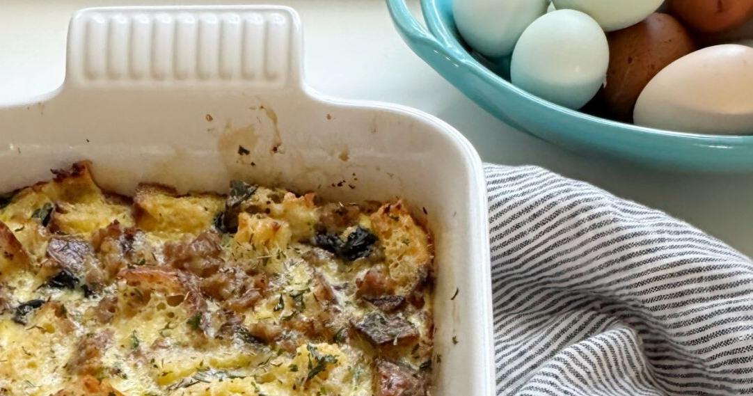 The Salt and Stone: This make-ahead egg casserole makes school mornings a little easier