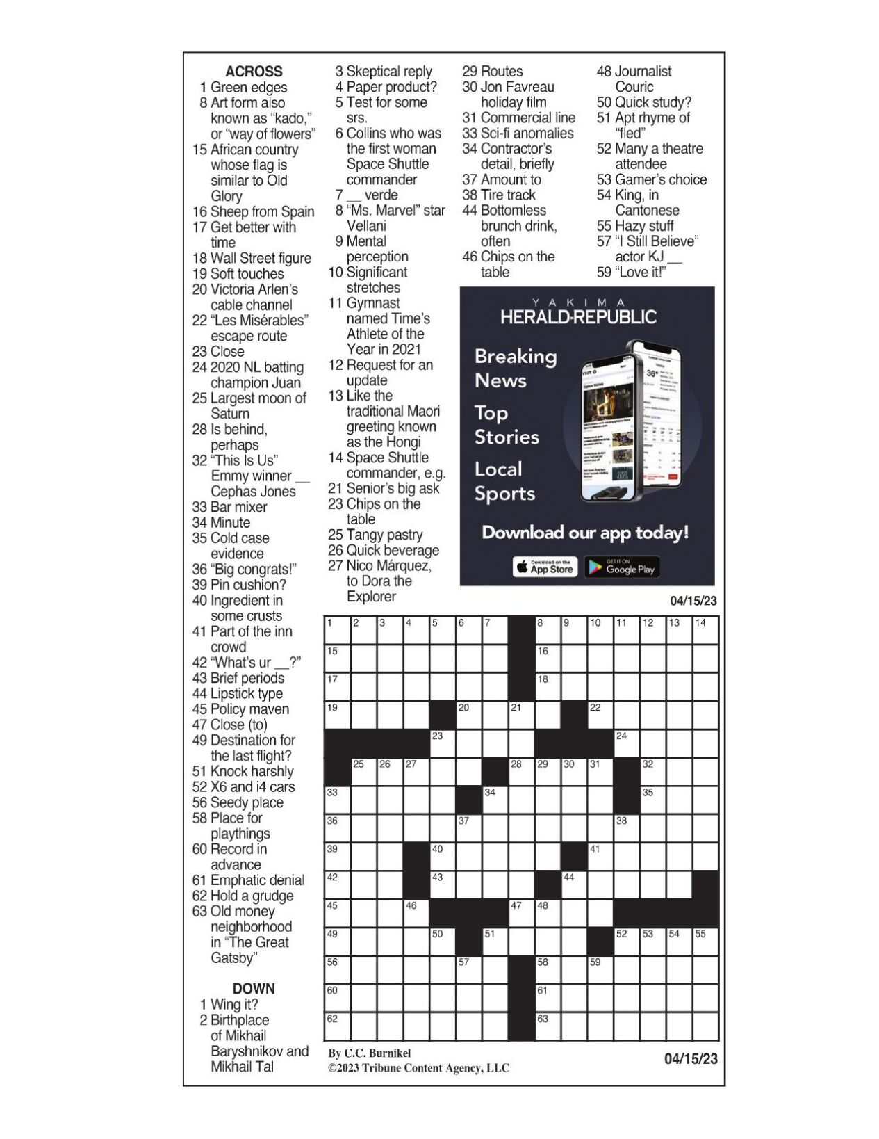 La Times Crossword Corner - 4kpllsx