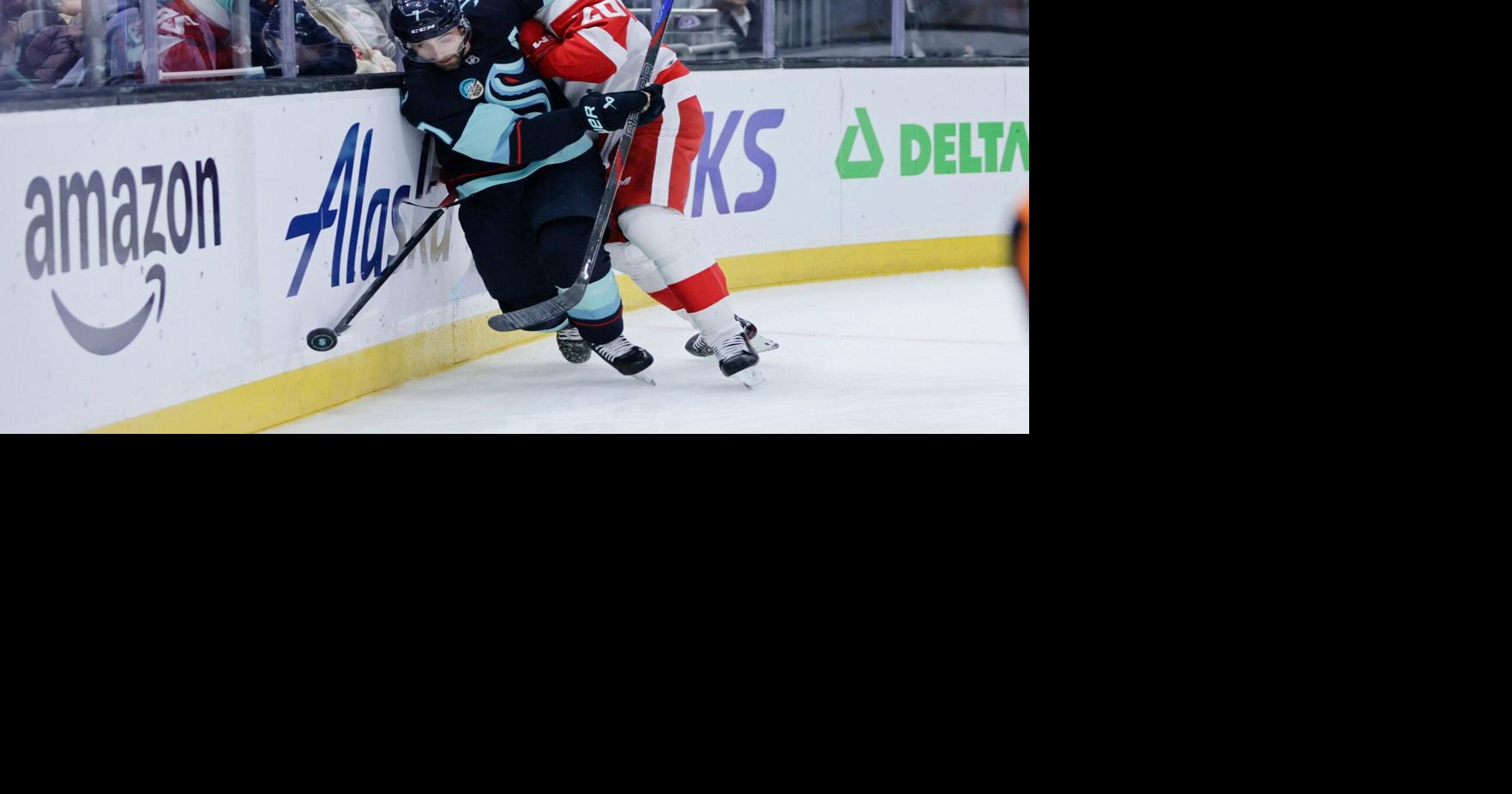 Photos: Seattle Kraken lose to Detroit Red Wings, 4-3