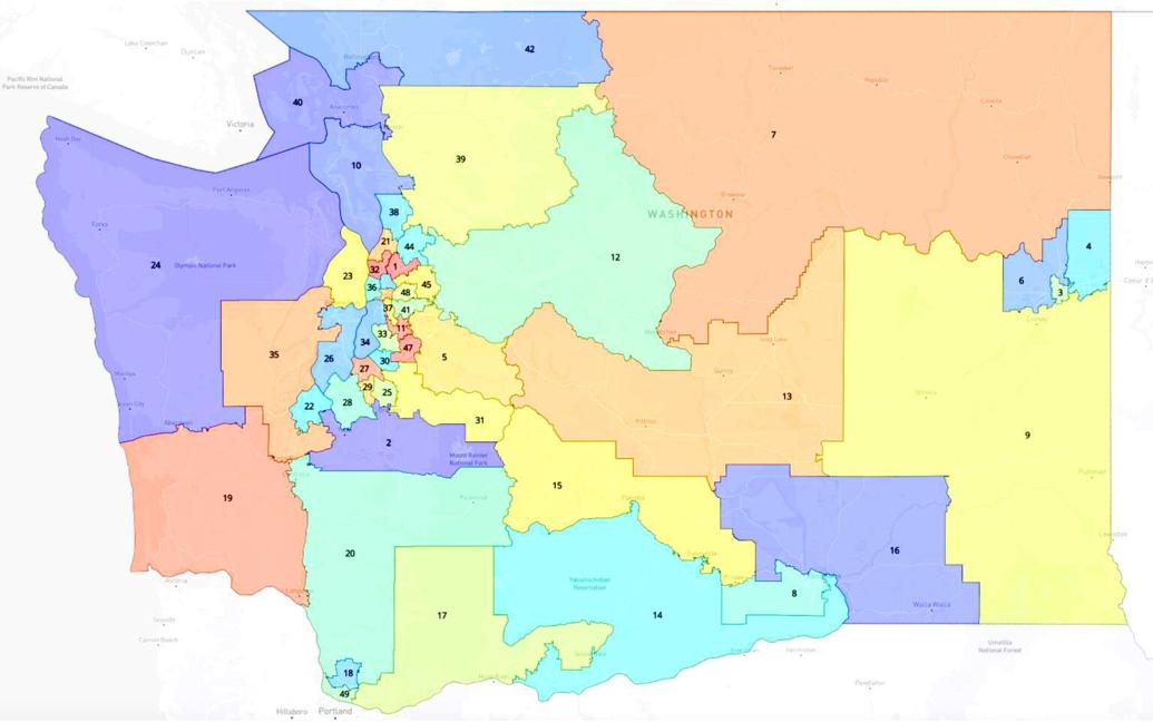 Federal appeals court affirms Washington s redrawn legislative district