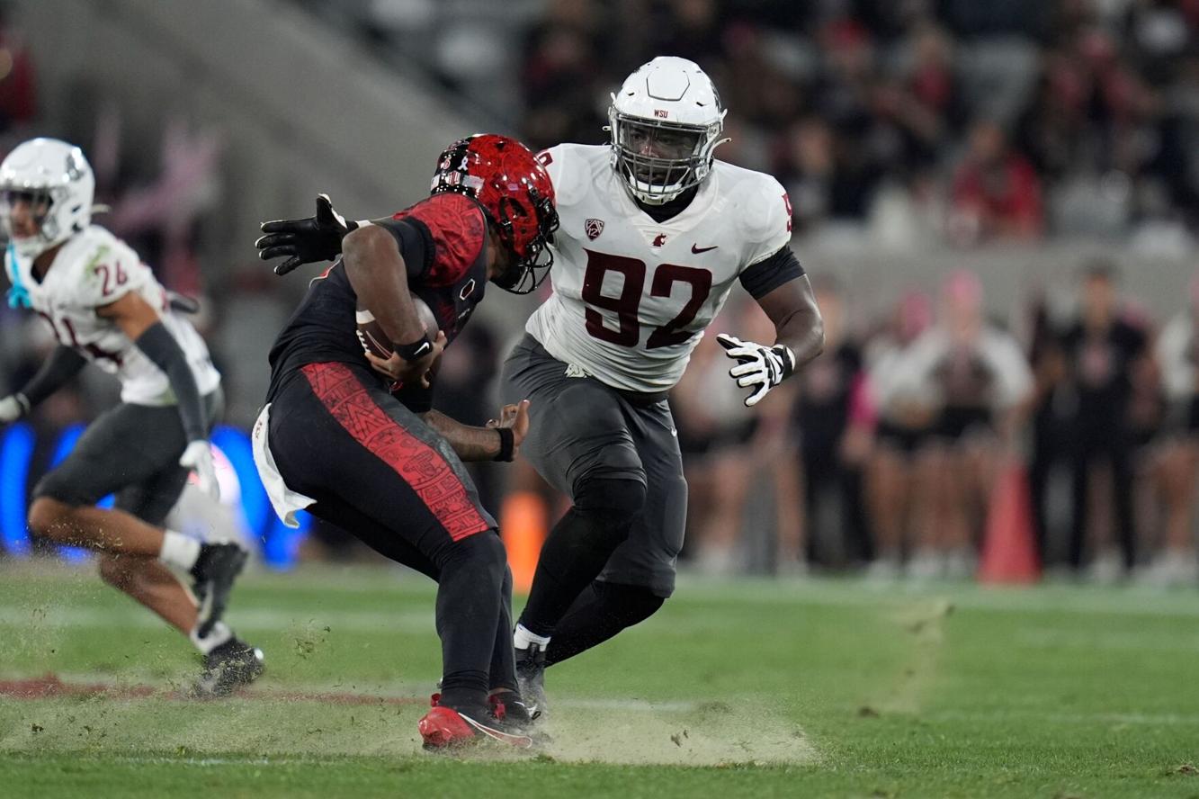 Sophomore Ansel DinMbuh providing a muchneeded lift to WSU pass rush