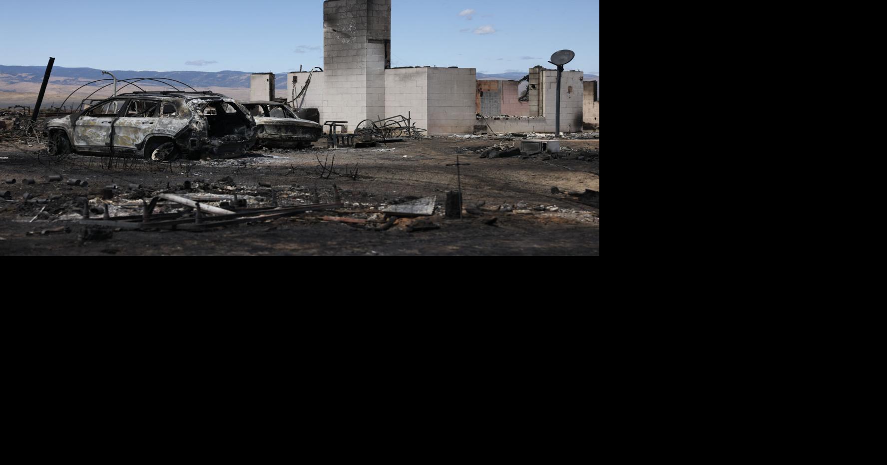 White Swan residents survey fire damage as recovery efforts begin