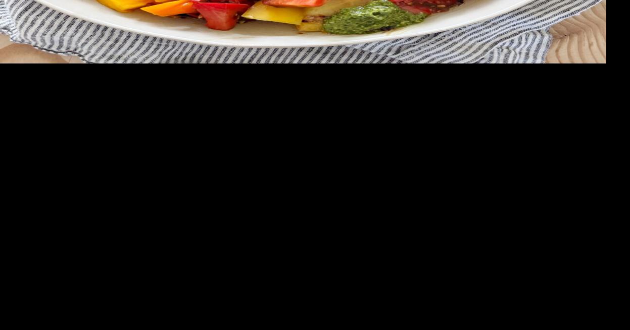 Heirloom tomatoes and burrata