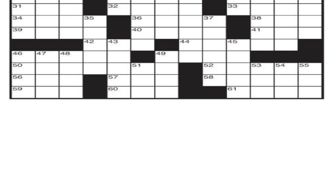 Download Friday s crossword puzzles here yakimaherald com