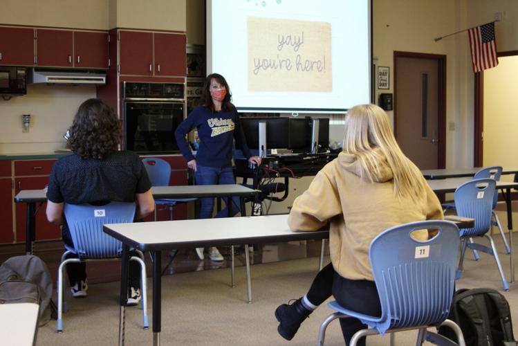 One small step back into the classrooms for Selah High School students