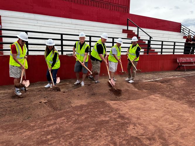 Granger High School breaks ground on new track, community says farewell