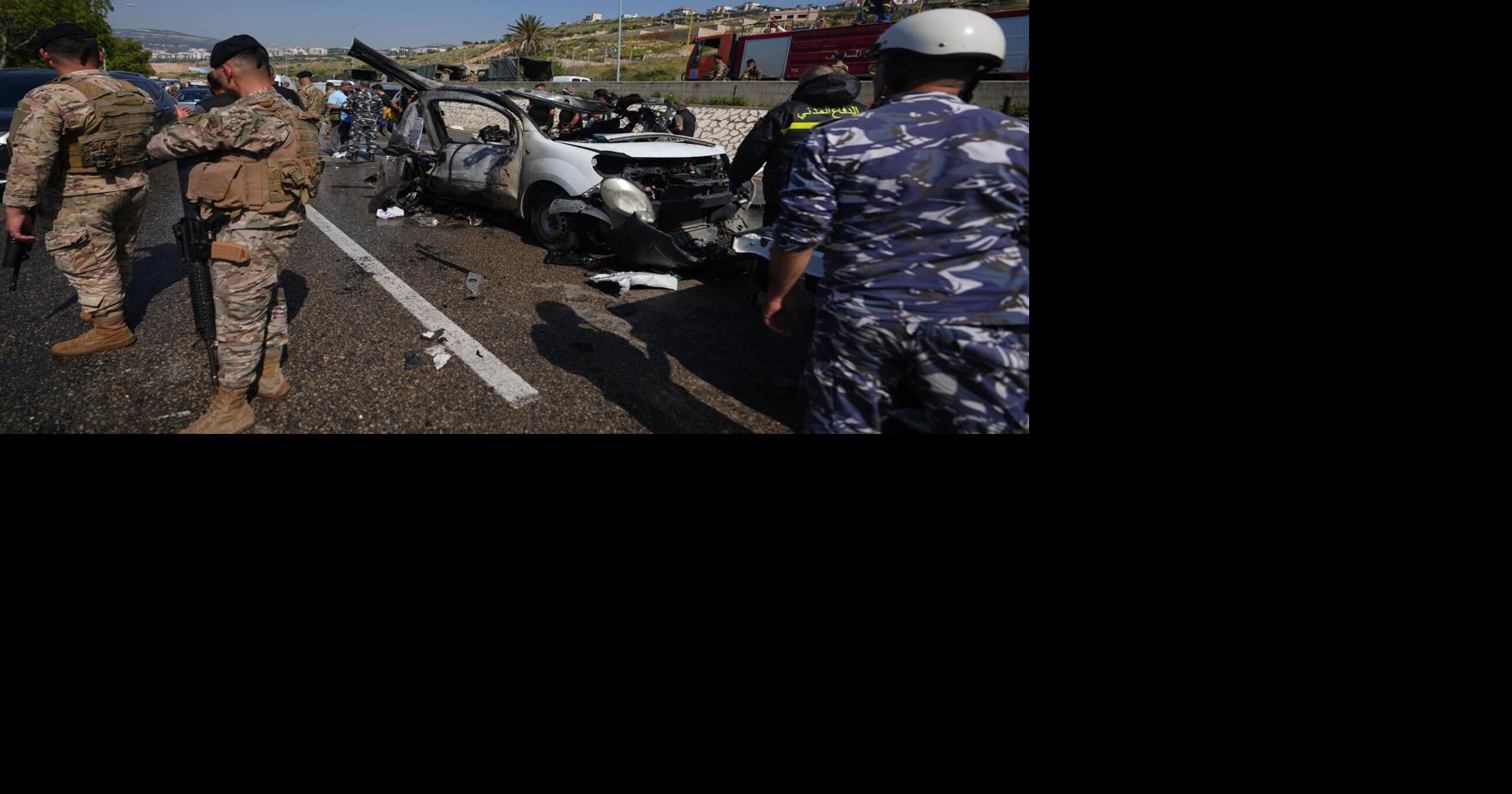 Israeli drone strikes near Beirut kill 4 and southern airstrikes kill at least 13