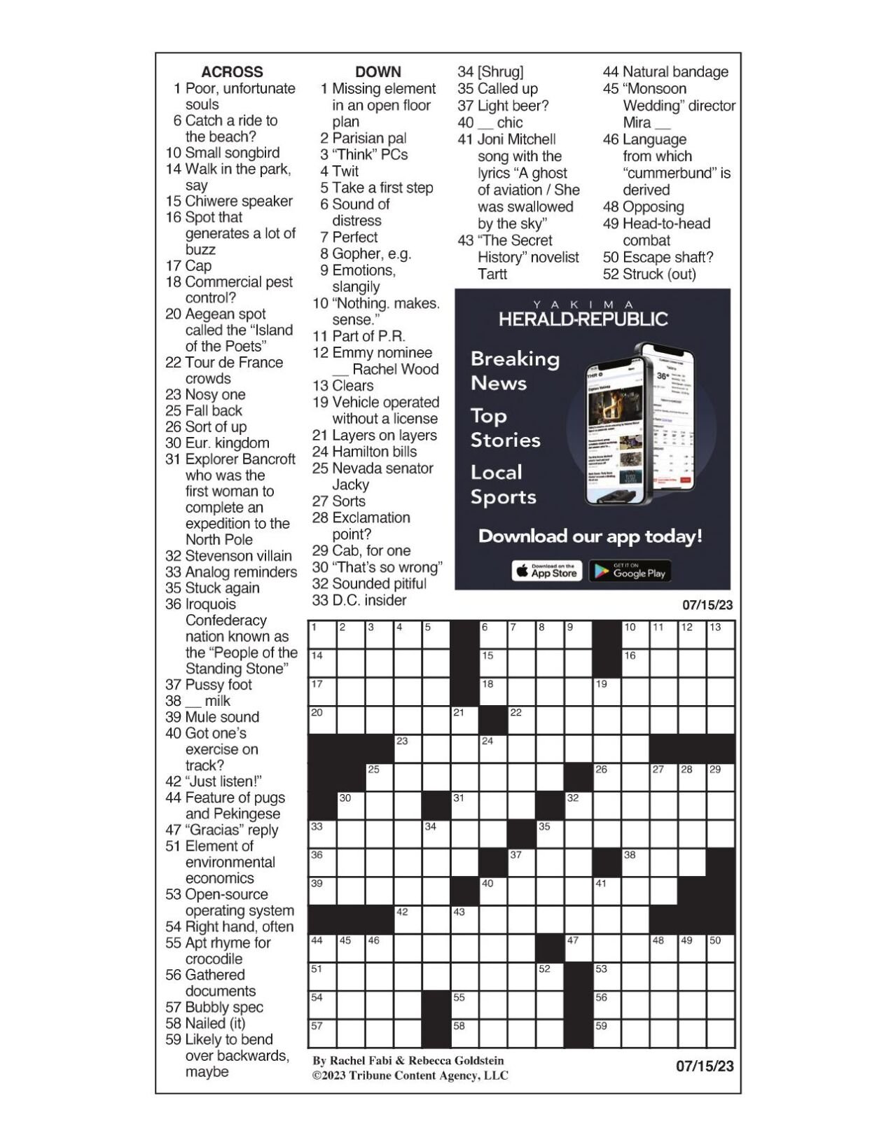 LA Times Crossword Answers 24 Jul 15, Friday 