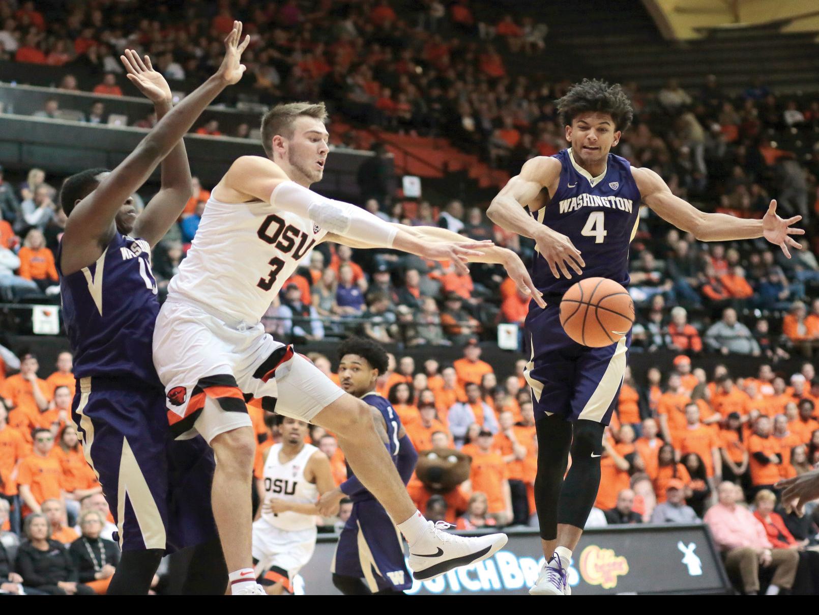 Uw Men S Basketball Falls To Oregon State In Double Overtime