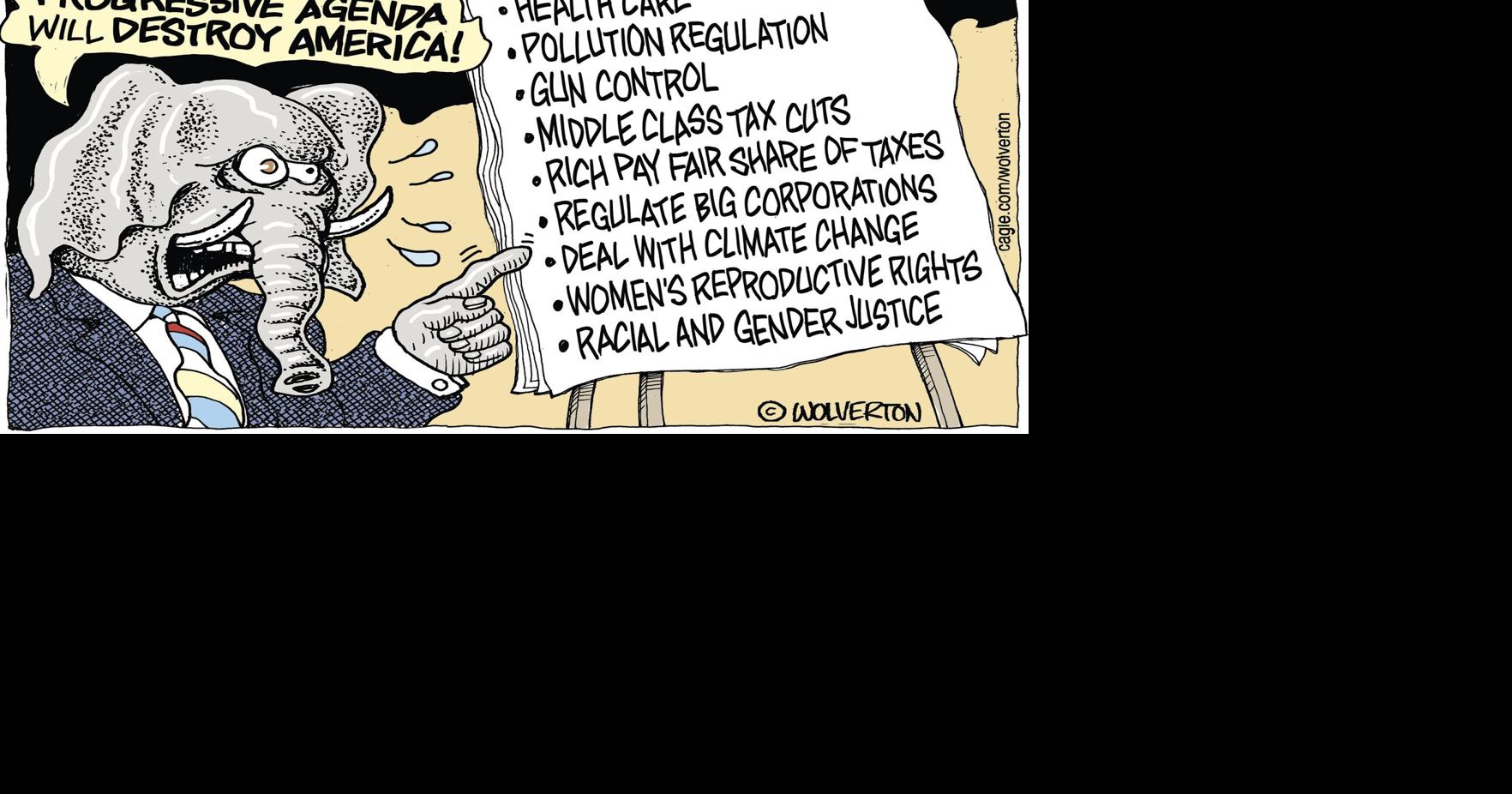 Editorial Cartoon: Monte Wolverton (Aug. 12, 2024) | Opinion ...