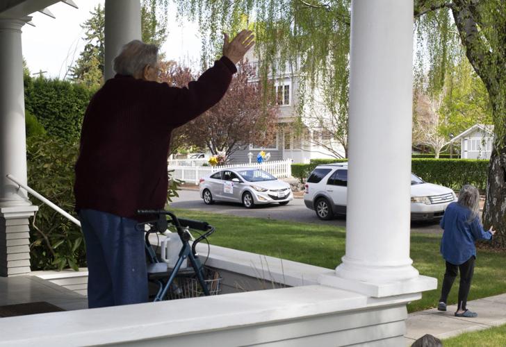 It's a celebration from a distance for Bill Faller's 95th birthday ...