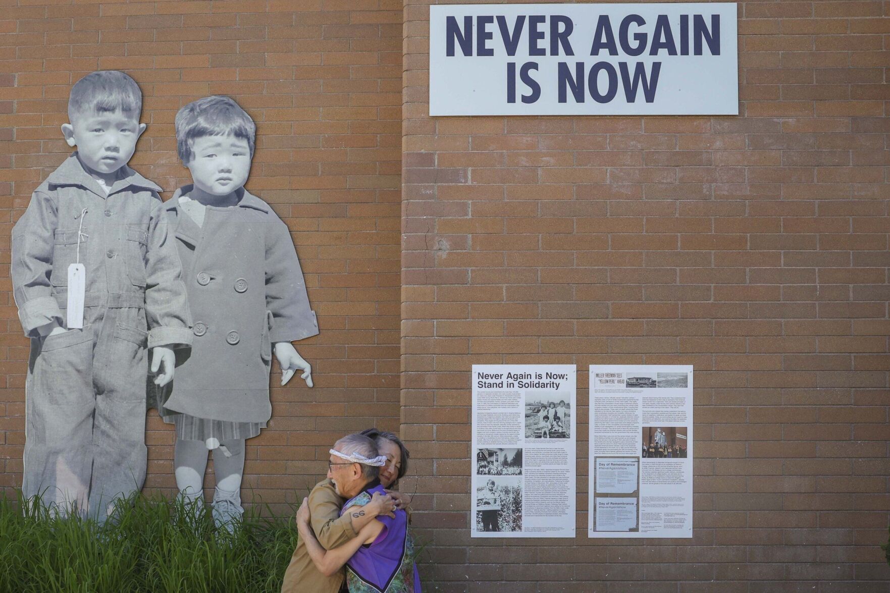 Bellevue College rededicates 'Never Again Is Now' mural
