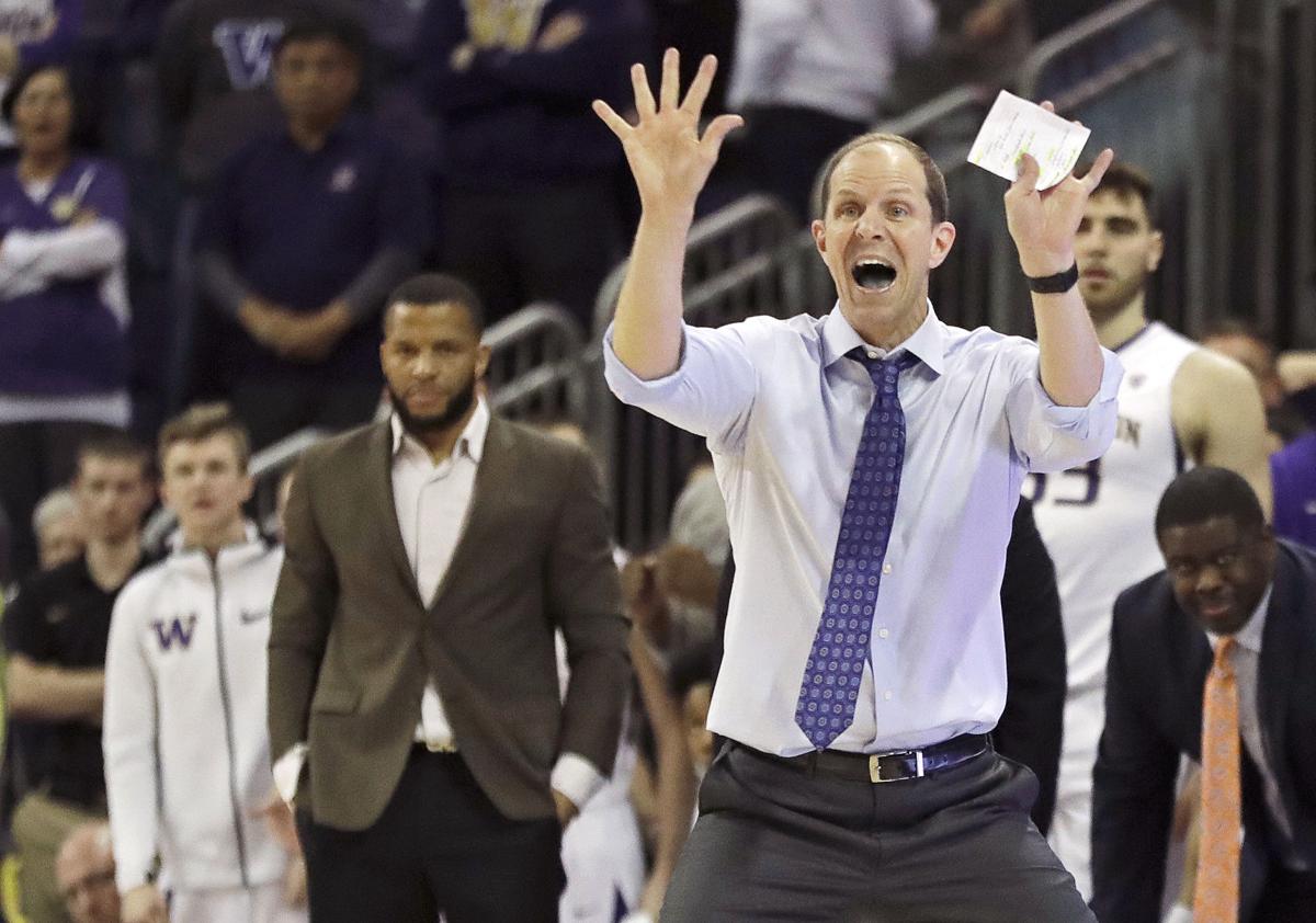 Uw Men S Basketball S Hopkins Named Pac 12 Coach Of The Year