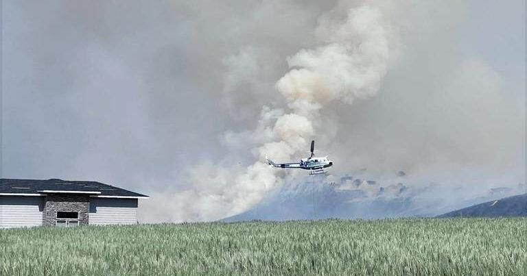 Eastern Washington wildfires erupt — evacuations, state strike teams and aerial firefighting