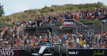 George Russell arrasa y gana la carrera sprint del Gran Premio de Holanda de F1
