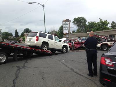 Crews cleaning up crash near downtown Yakima | Local | yakimaherald.com