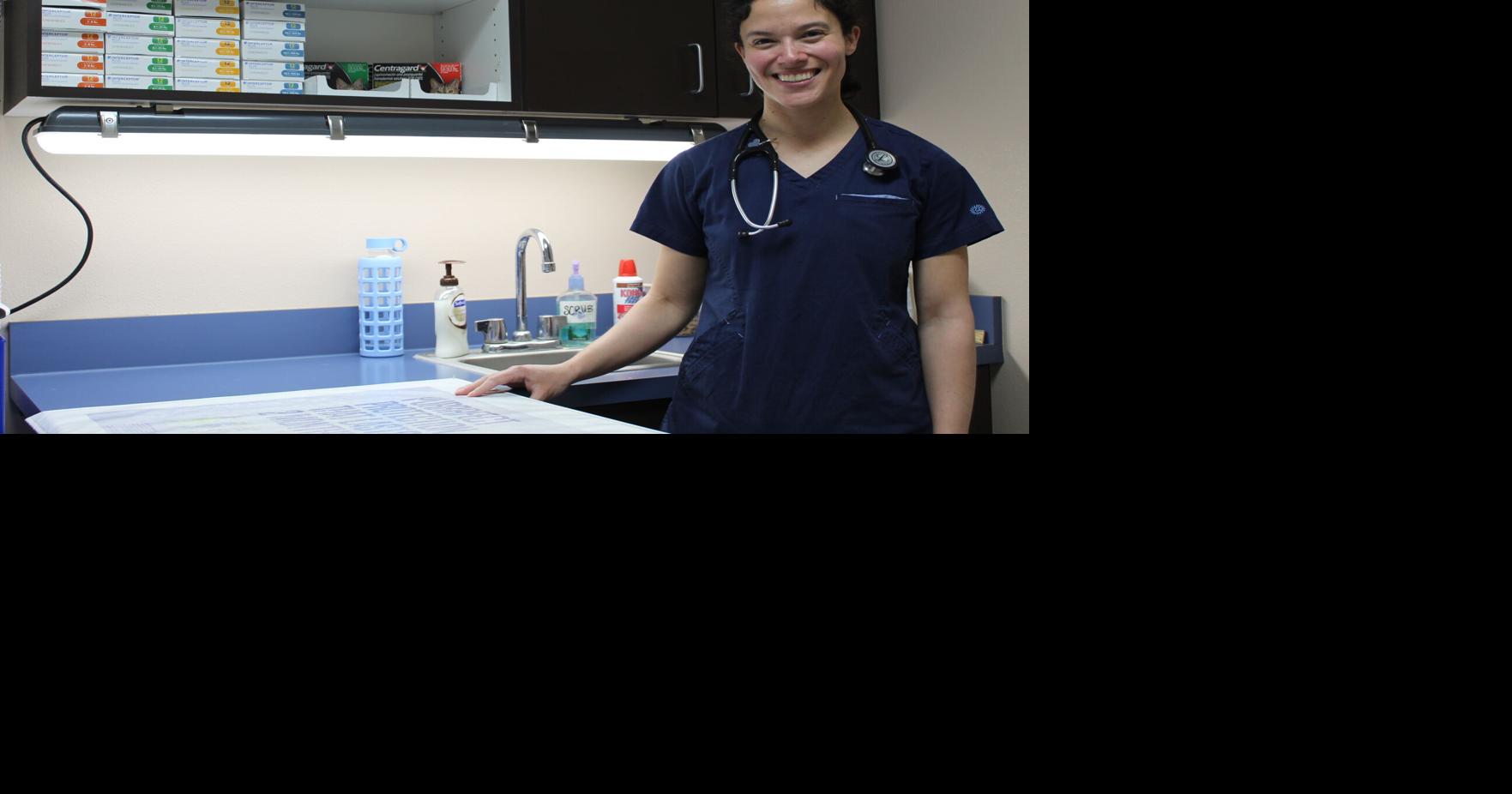 Jasmin Bardales Veterinarian at the Harrah Veterinary Clinic